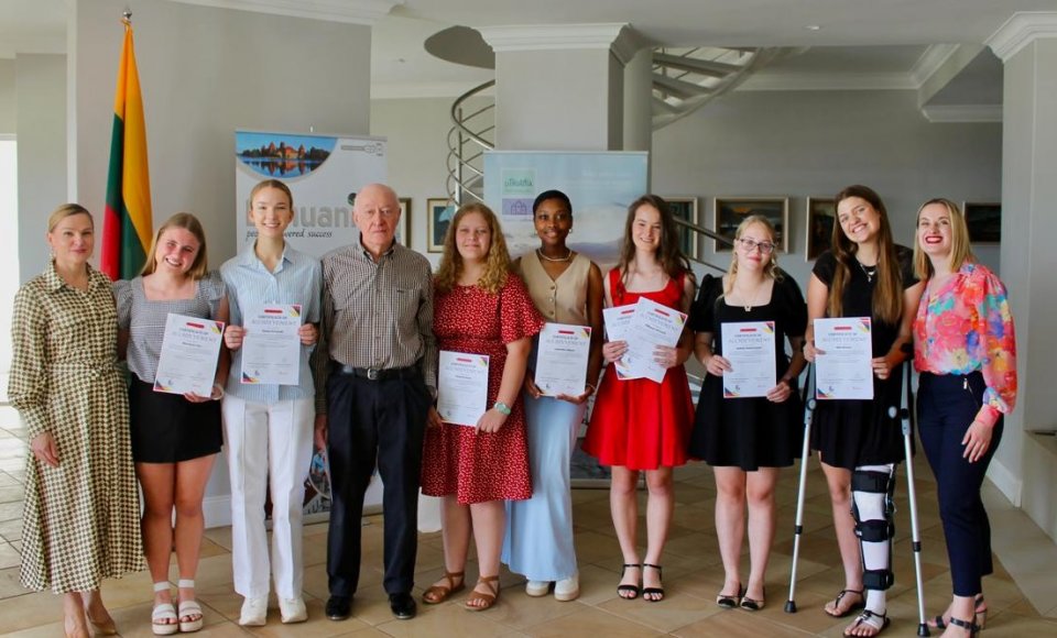Certificate awarding ceremony of the participants of the short-term medical courses provided by the Lithuanian University of Health Science
