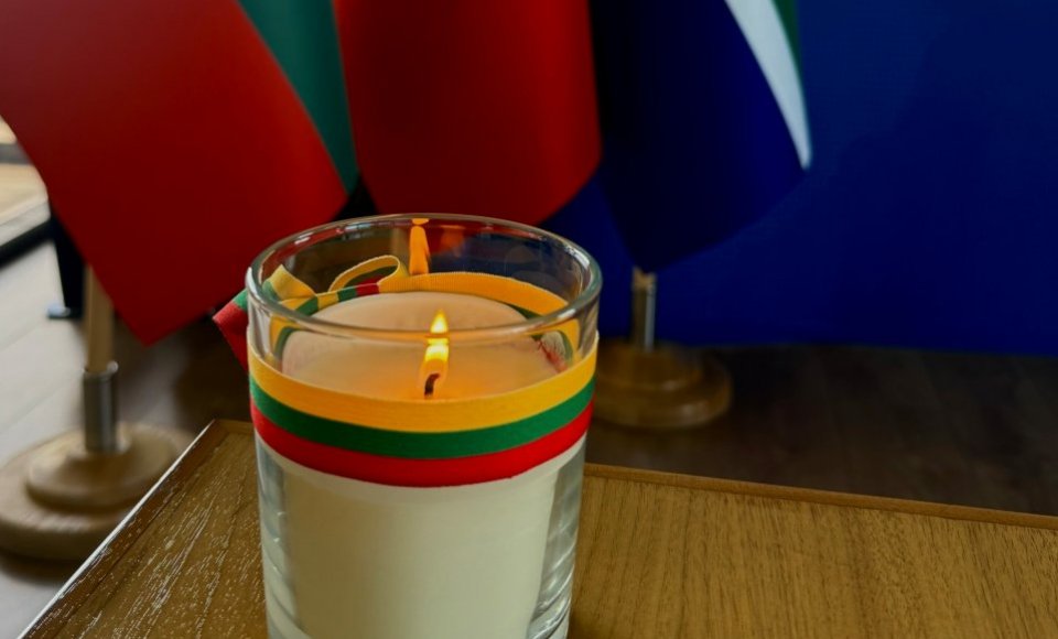 Laisvės liepsna ambasados languose – pagerbiant Sausio 13-osios herojus